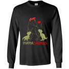 Mamasaurustrex mama i happy have two kid gift Long Sleeve