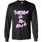 Ohana designs aloha on my mind with pink plumerias Long Sleeve