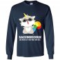 Racoonicorn funny trash panda raccoon unicorn Long Sleeve