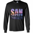 San francisco bay golden gate bridge skyline gift Long Sleeve