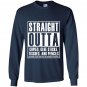 Straight outta copies glue sticks tissues and pencils Long Sleeve