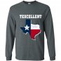 Texcellent texas state flag texan Long Sleeve