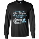This princess wears soccer cleats cute Long Sleeve