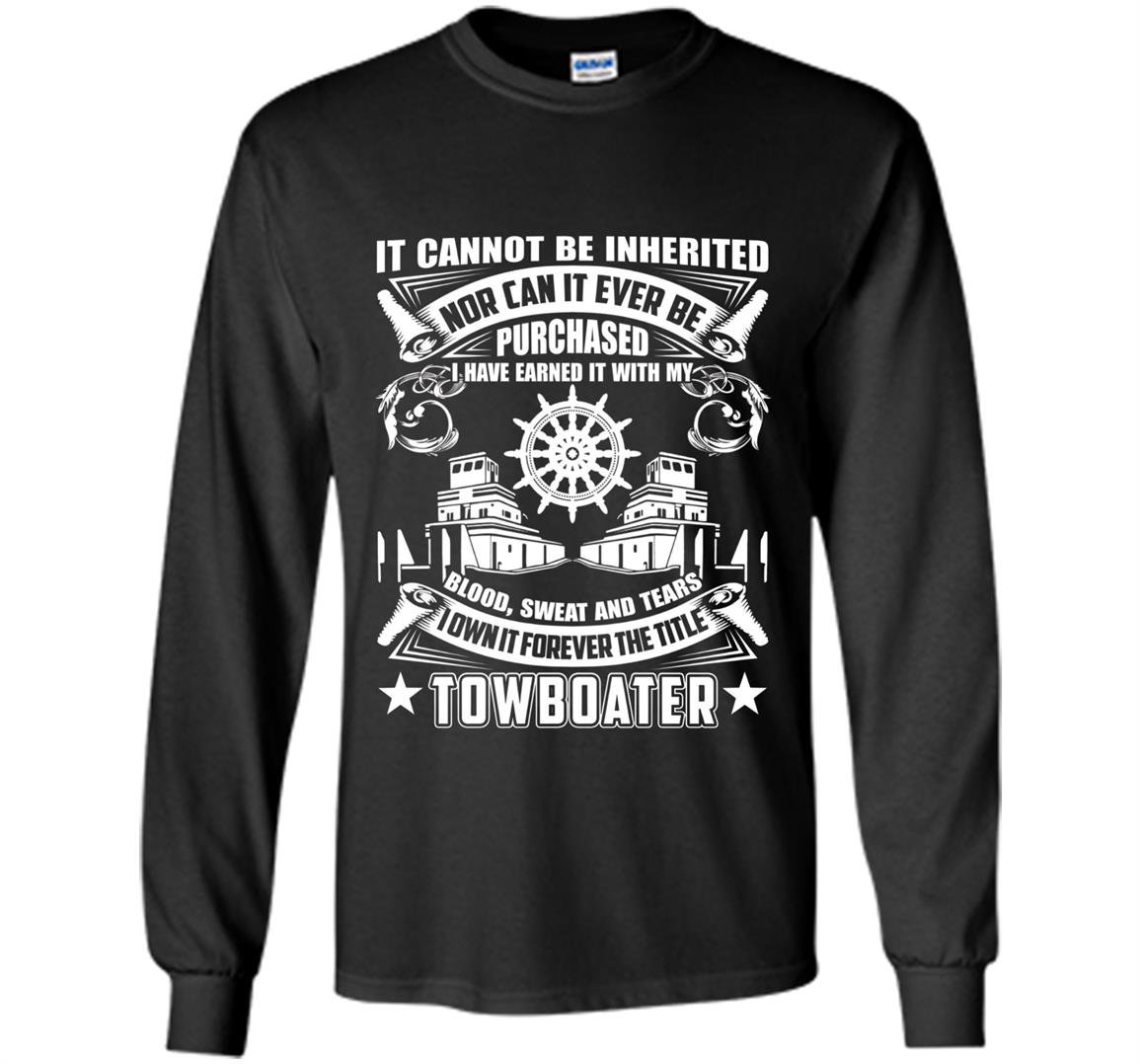 Towboa towboater forever title Long Sleeve