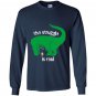 T-rex the struggle is real beer funny t-rex Long Sleeve