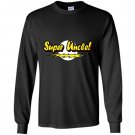 Uncle super uncle funny graphic uperhero uncle Long Sleeve