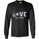 Usaf badge pride gift us air force proud veteran Long Sleeve