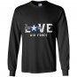 Usaf badge pride gift us air force proud veteran Long Sleeve