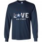 Usaf badge pride gift us air force proud veteran Long Sleeve