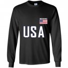 Usa flag boxing pocket equipment jacket for boxer Long Sleeve