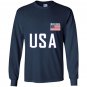Usa flag boxing pocket equipment jacket for boxer Long Sleeve