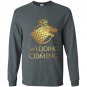 Wedding is coming with wolf of winter fell for fan game of thrones Long Sleeve
