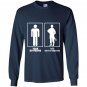 Your boyfriend my bf military proud army air force Long Sleeve