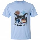 Funny cat kitten merica meowica T-shirt