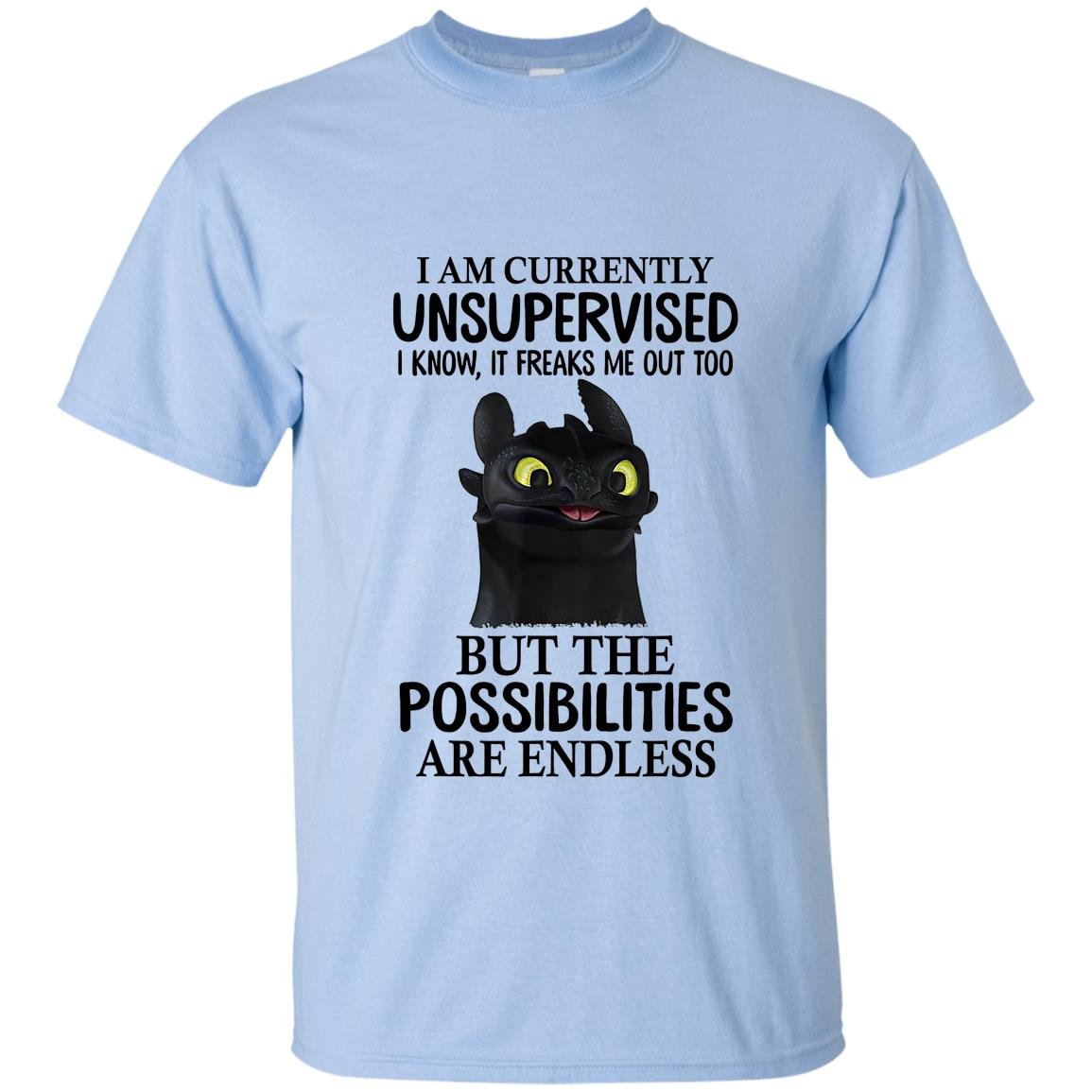 I am currently unsupervised dragon viking T-shirt