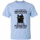 I am currently unsupervised dragon viking T-shirt