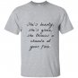 Shes beauty shes grace she throws a chancla at your face T-shirt
