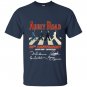 Abbey road 50th anniversary the beatles signatures 1969 2019 T-shirt