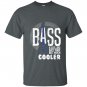 Bass a lot like guitar but much cooler bass player T-shirt