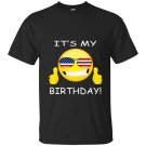 Birthday emojiits my birthday american flag gift T-shirt