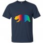 California bear pride love equality lgbt rainbow T-shirt