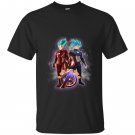 Captain songoku vegeta iron manmashup dragon ball avengers T-shirt