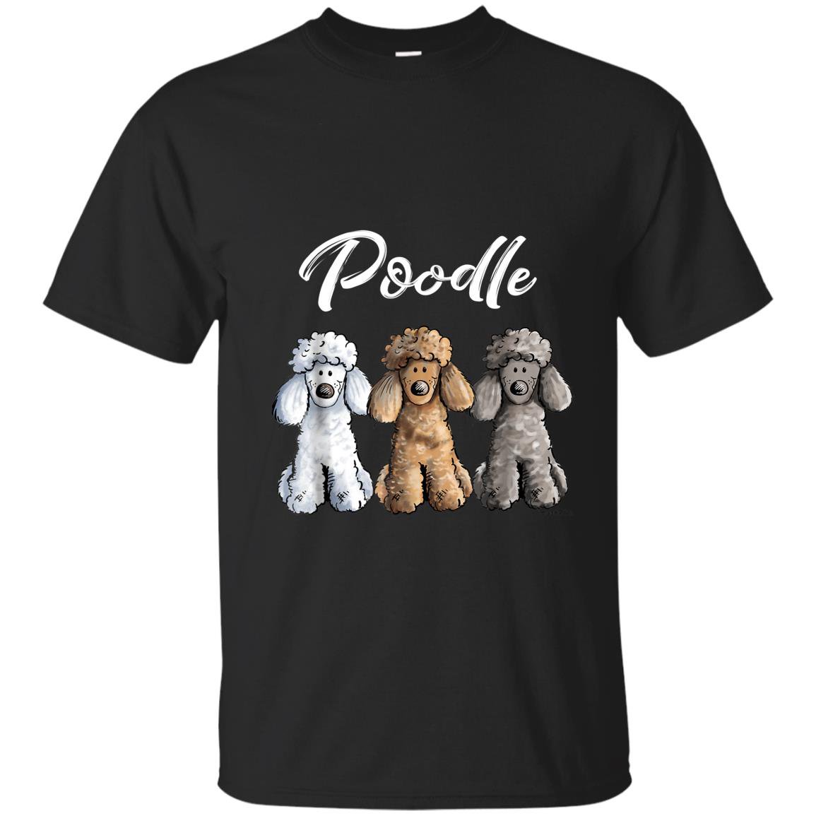 Cute poodlei caniche puppy dogs gift T-shirt