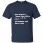 Dear algebra stop asking me to find your x math T-shirt