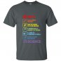 Earth is not flat stand up for science earth day T-shirt