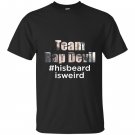 Eminem mgk hisbeard is weird team rap devil T-shirt