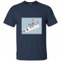 Flower aesthetic vaporwave digital medium T-shirt