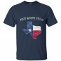 Fort worth texas vintage state of texas flag T-shirt