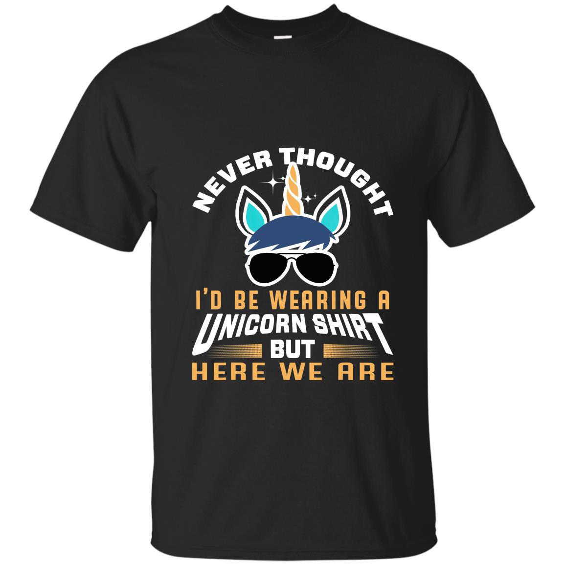 Funny unicorn for papa dad grandpa big brother T-shirt