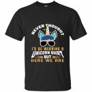 Funny unicorn for papa dad grandpa big brother T-shirt