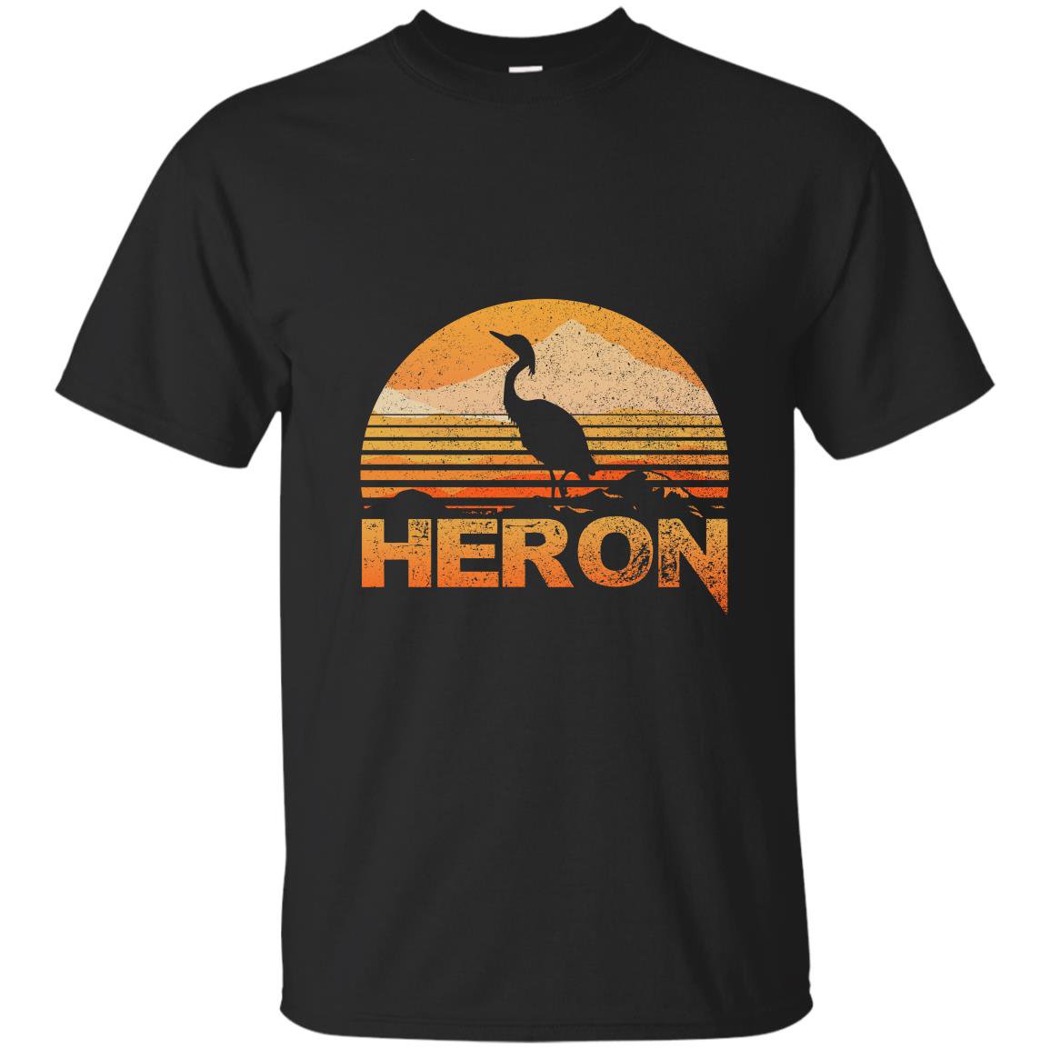Heron vintage retro classic T-shirt