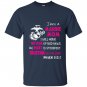I am marine mom gifts my heart steadfas T-shirt