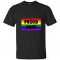 Lgbtq gay pride rainbow support ally proud aunt family T-shirt