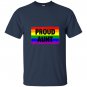 Lgbtq gay pride rainbow support ally proud aunt family T-shirt