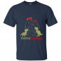 Mamasaurustrex mama i happy have two kid gift T-shirt