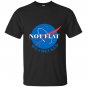 Not flat we checked nasa logo T-shirt