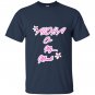 Ohana designs aloha on my mind with pink plumerias T-shirt