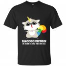 Racoonicorn funny trash panda raccoon unicorn T-shirt