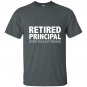 Retired principal every child left behind teacher T-shirt
