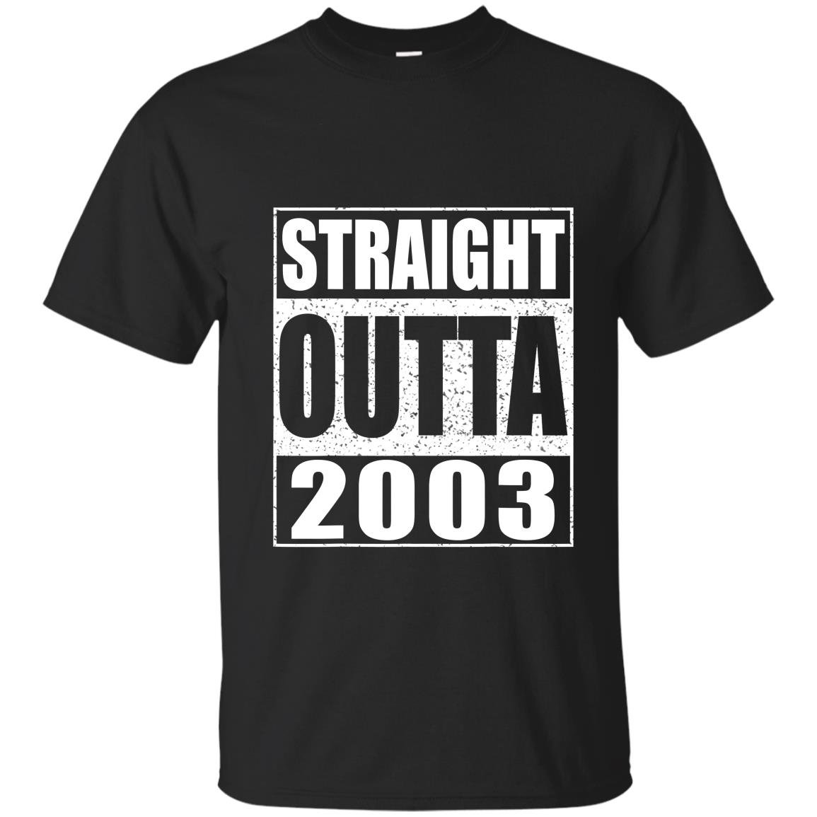 Straight outta 200316th birthday gif T-shirt