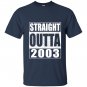 Straight outta 200316th birthday gif T-shirt