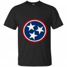 Tennessee volunteer state distressed tristar flag T-shirt