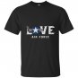 Usaf badge pride gift us air force proud veteran T-shirt