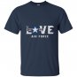 Usaf badge pride gift us air force proud veteran T-shirt