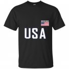 Usa flag boxing pocket equipment jacket for boxer T-shirt