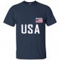 Usa flag boxing pocket equipment jacket for boxer T-shirt